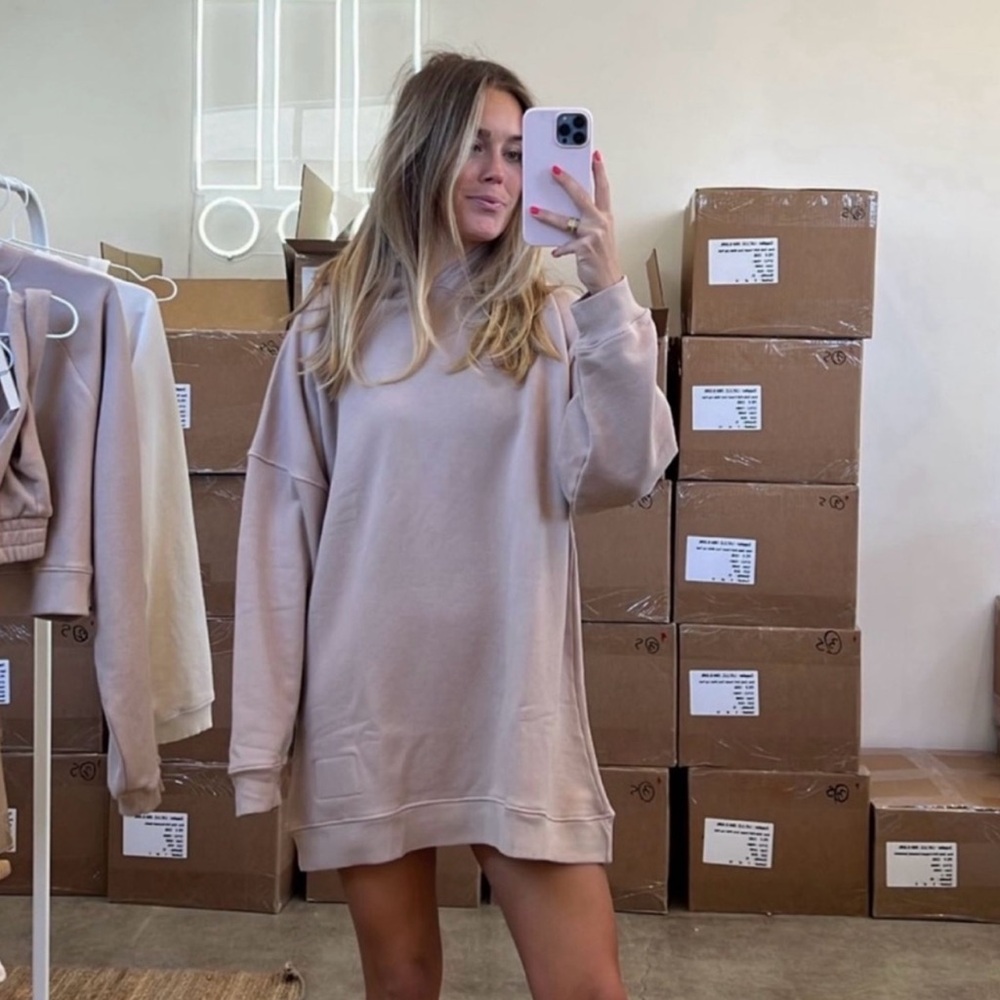 Daily Drill Reversible Sweatshirt Dress